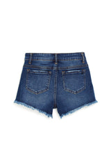 Brittany - 5 Pockets Fray Shorts With Destruction