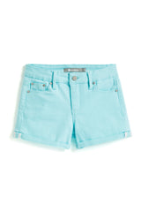 5 Pkt Basic Mini Roll Shorts 2.5 Inch. Inseam