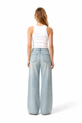 Basic Wide Leg In Light Indigo