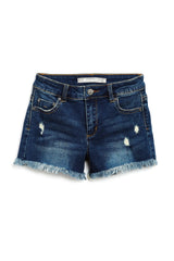 Brittany - 5 Pockets Fray Shorts With Destruction